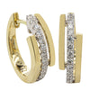 18ct Yellow Gold Diamond Earrings-Earrings-Walker & Hall