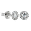 18ct White Gold Diamond Isla Earrings-Earrings-Walker & Hall