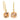 18ct Yellow Gold Morganite & Diamond Drop Octavia Earrings-Earrings-Walker & Hall