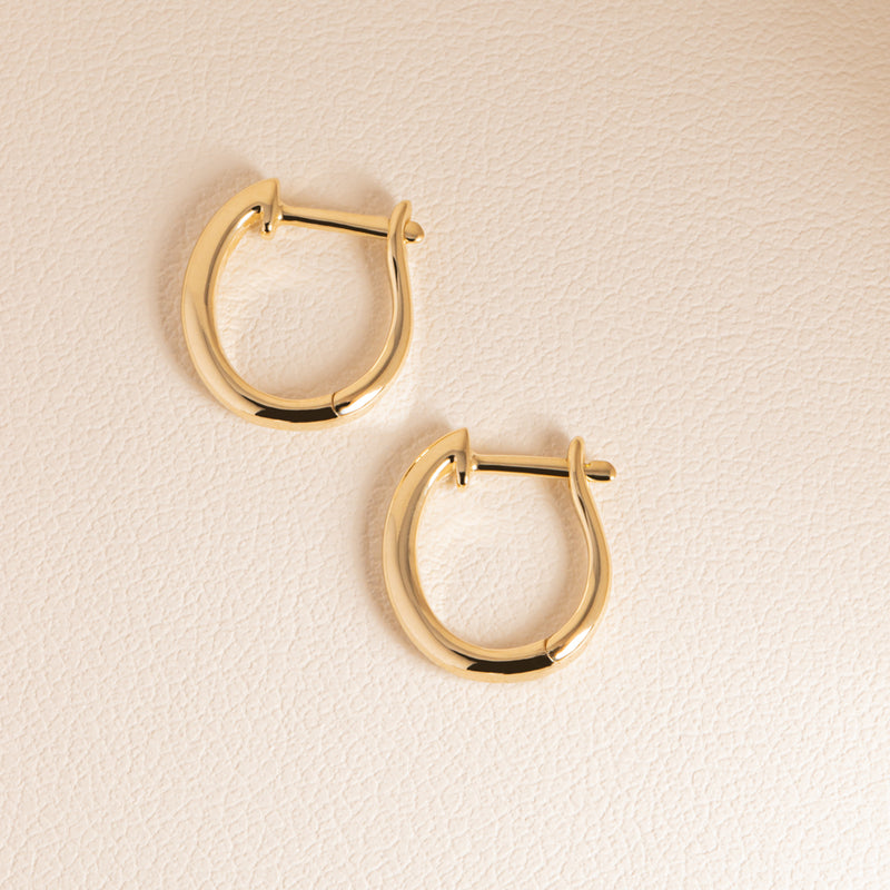 9ct Yellow Gold Cosy Earrings-Earrings-Walker & Hall