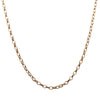 9ct Rose Gold Oval Belcher Chain-Necklace-Walker & Hall