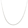 9ct White Gold Cable Chain-Necklace-Walker & Hall