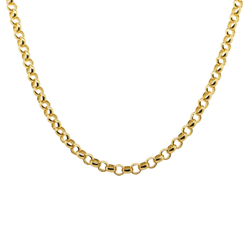 9ct Yellow Gold Belcher Chain-Necklace-Walker & Hall