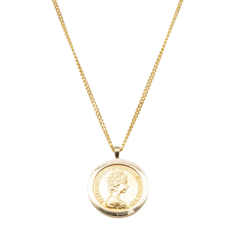 9ct Yellow Gold Pendant with Full Sovereign-Necklace-Walker & Hall