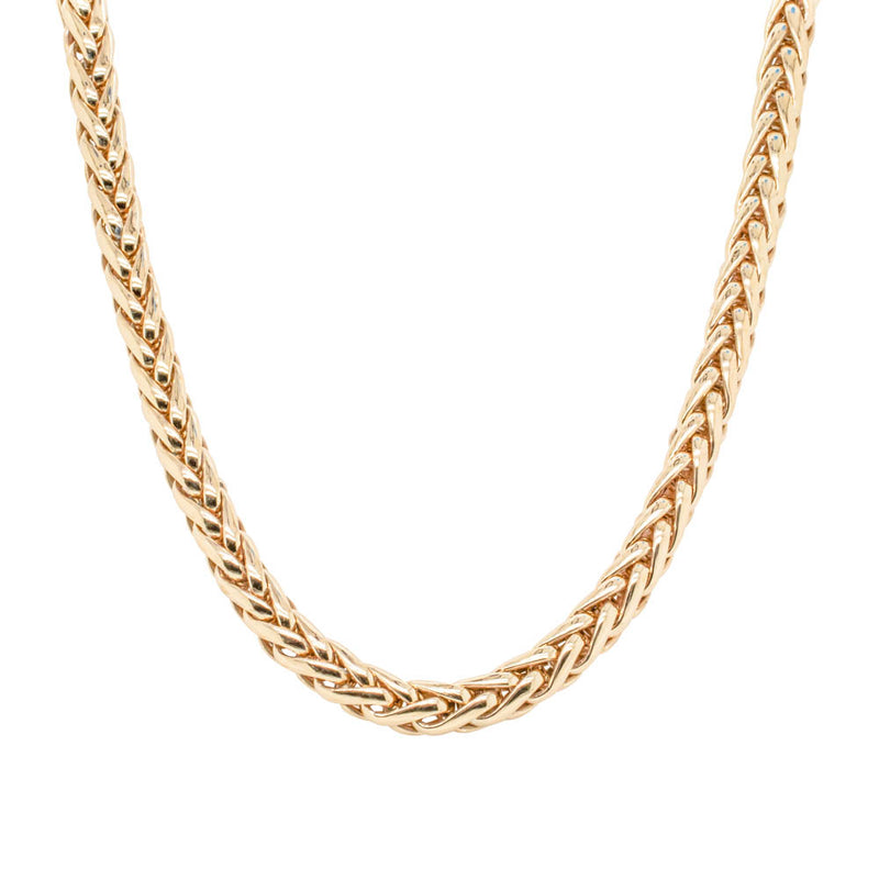 9ct Yellow Gold Foxtail Necklace-Necklace-Walker & Hall