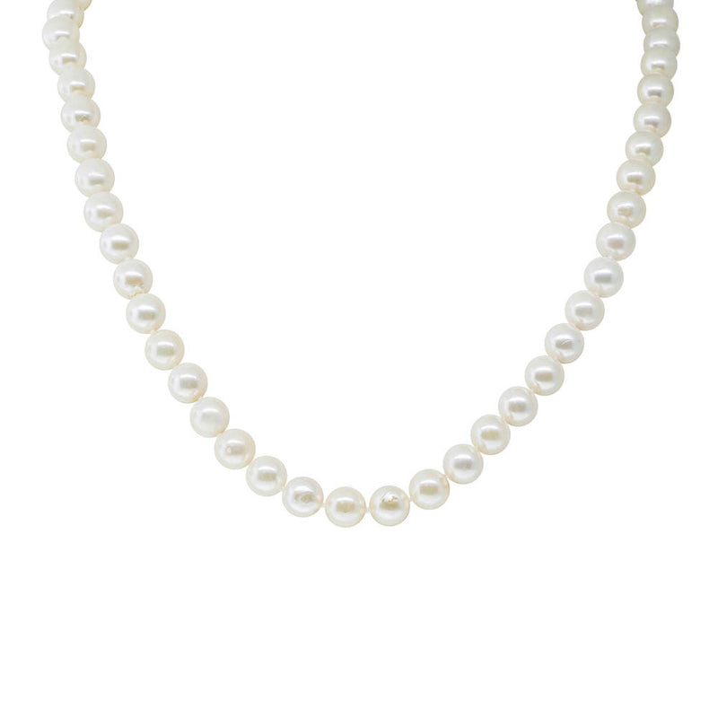9ct Yellow Gold Akoya Pearl Strand-Necklace-Walker & Hall