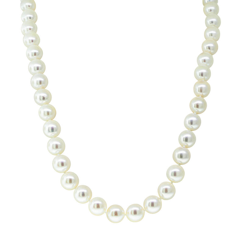9ct Yellow Gold Akoya Pearl Strand-Necklace-Walker & Hall