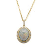 18ct Yellow Gold Opal & Diamond Isla Pendant-Necklace-Walker & Hall
