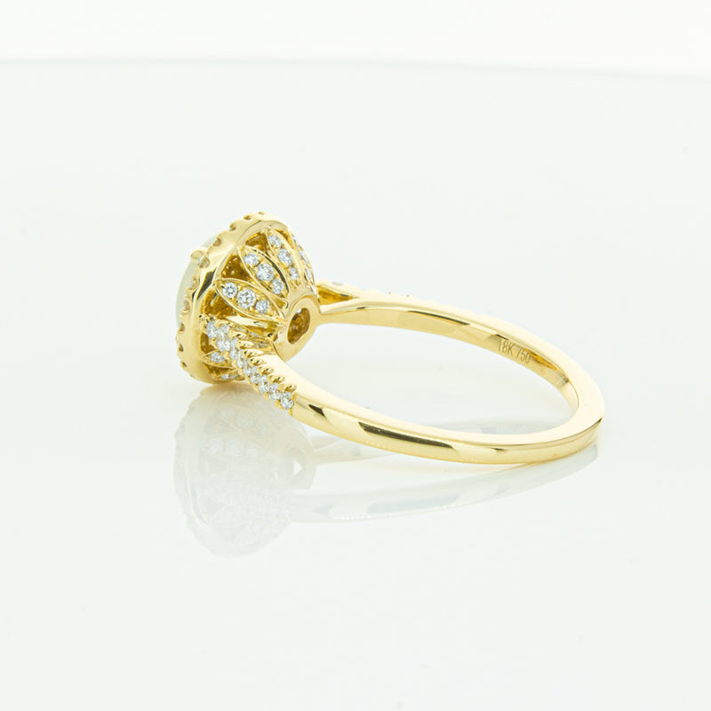 18ct Yellow Gold Opal & Diamond Sierra Ring-Ring-Walker & Hall