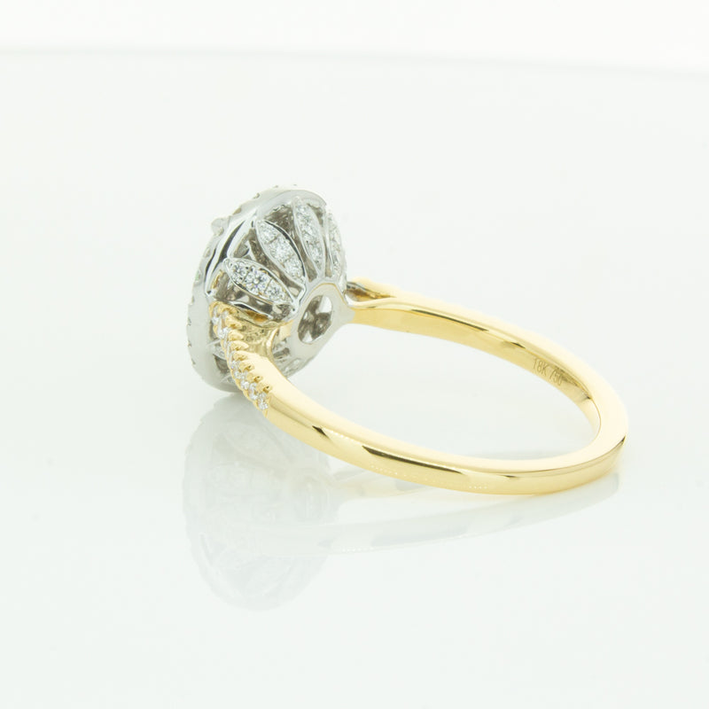 18ct Yellow Gold Opal & Diamond Sierra Ring-Ring-Walker & Hall