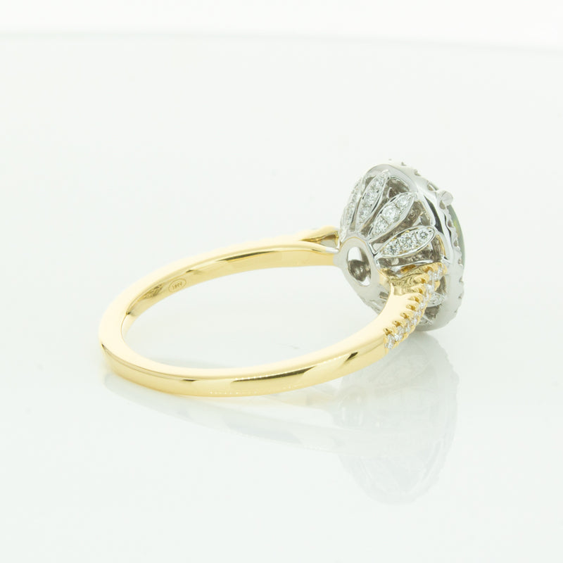 18ct Yellow Gold Opal & Diamond Sierra Ring-Ring-Walker & Hall