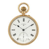 Deja Vu 9ct Yellow Gold Open Face Pocket Watch-Pocket Watch-Walker & Hall