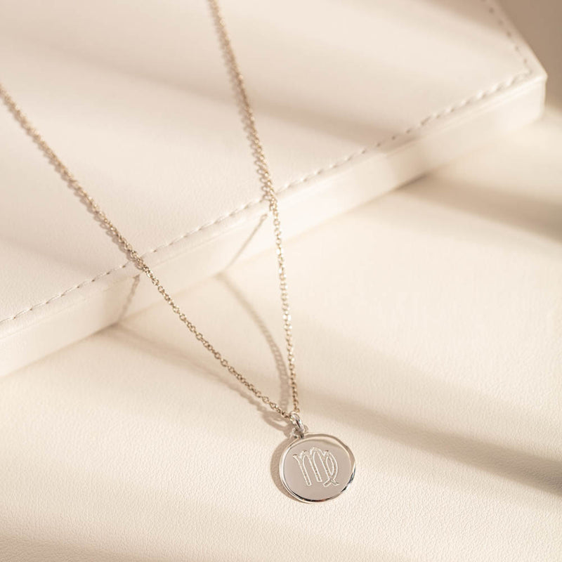 Sterling Silver Pebble Pendant-Necklace-Walker & Hall