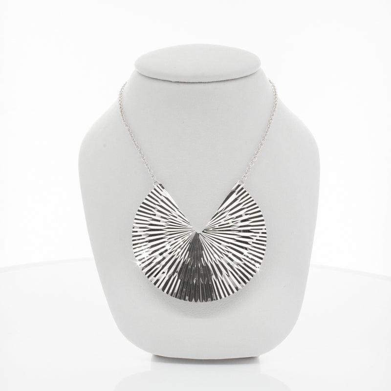 Sterling Silver Reflections Necklace-Necklace-Walker & Hall