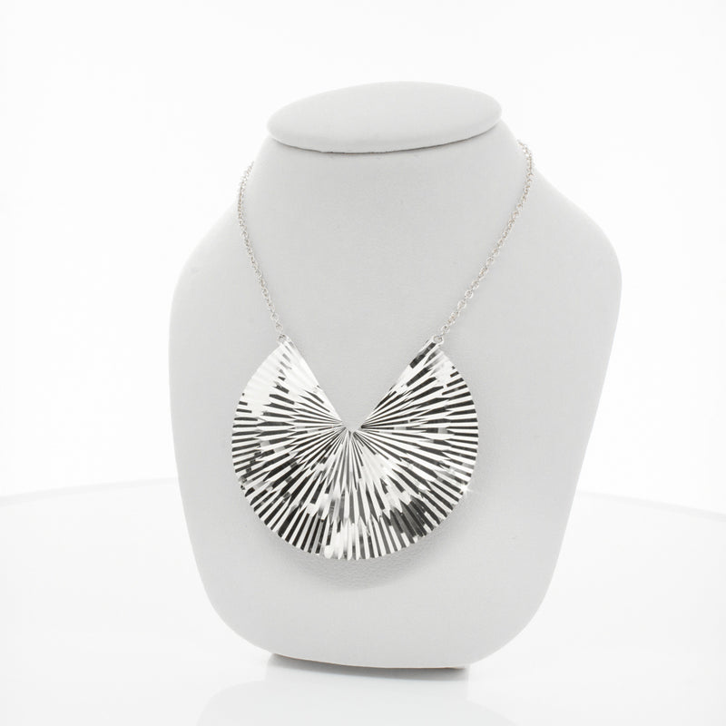 Sterling Silver Reflections Necklace-Necklace-Walker & Hall