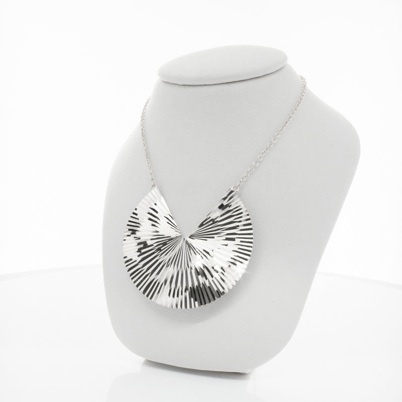 Sterling Silver Reflections Necklace-Necklace-Walker & Hall