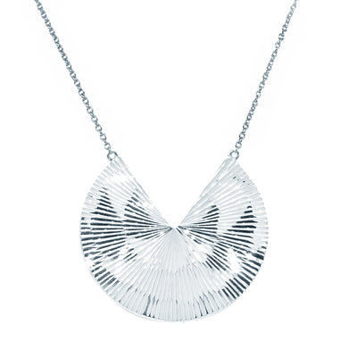 Sterling Silver Reflections Necklace-Necklace-Walker & Hall