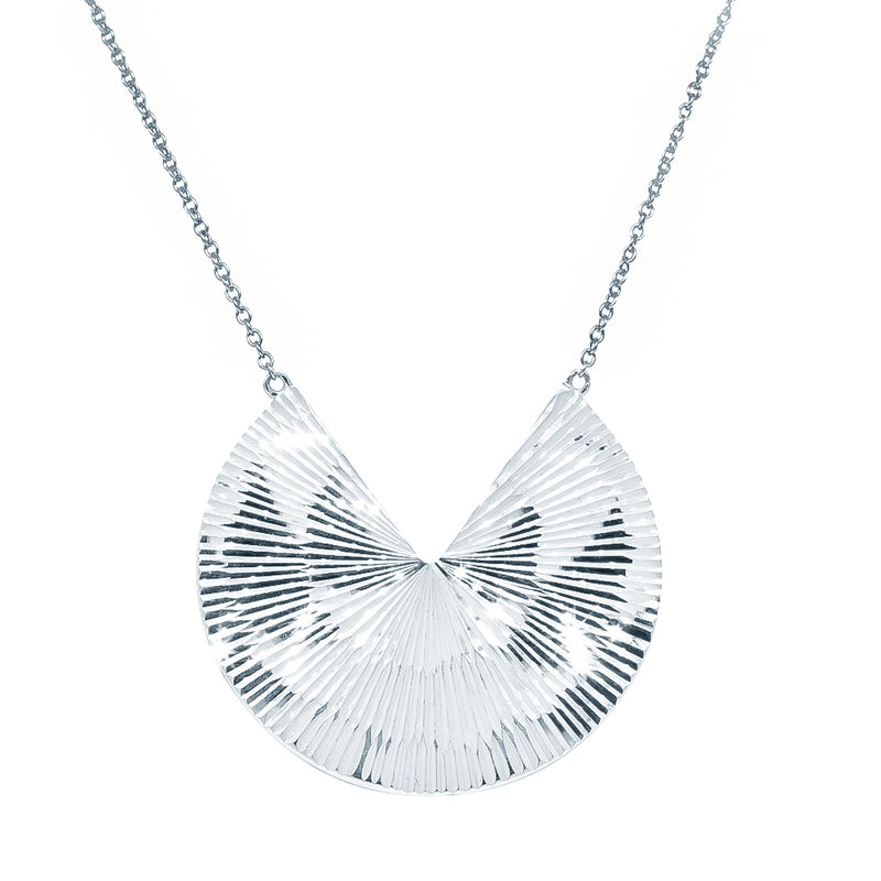 Sterling Silver Reflections Necklace-Necklace-Walker & Hall