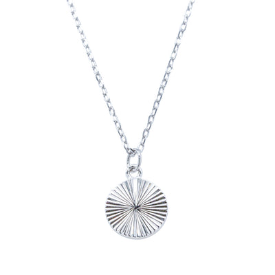 Sterling Silver Mini Reflections Pendant-Necklace-Walker & Hall