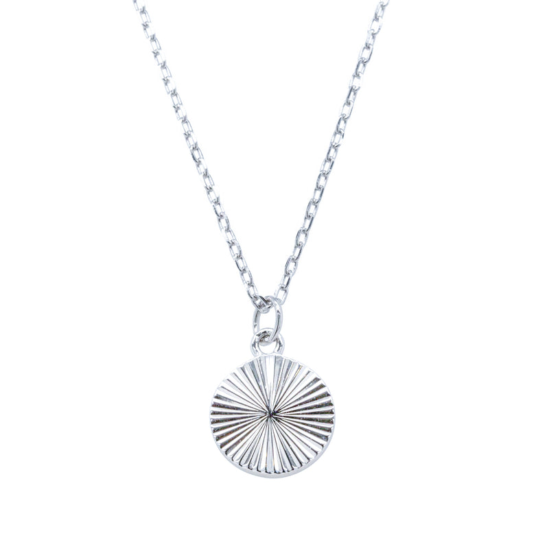 Sterling Silver Mini Reflections Pendant-Necklace-Walker & Hall