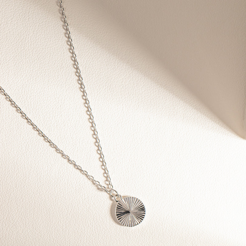 Sterling Silver Mini Reflections Pendant-Necklace-Walker & Hall