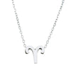 Sterling Silver Noted Zodiac-Necklace-Walker & Hall