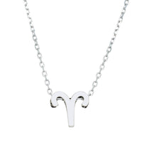 Sterling Silver Noted Zodiac-Necklace-Walker & Hall
