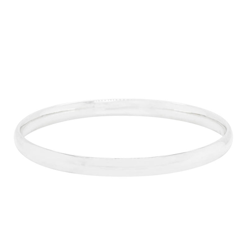 Sterling Silver Baby Bangle-Bracelet-Walker & Hall