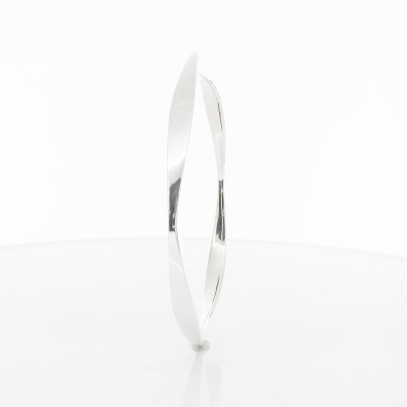 Sterling Silver Eos Bangle-Bracelet-Walker & Hall