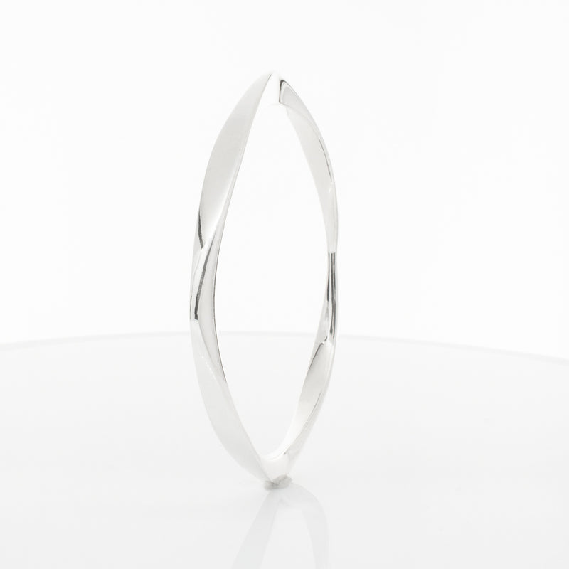 Sterling Silver Eos Bangle-Bracelet-Walker & Hall