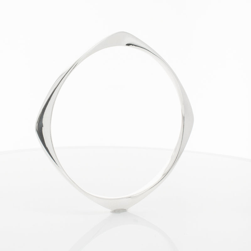 Sterling Silver Eos Bangle-Bracelet-Walker & Hall