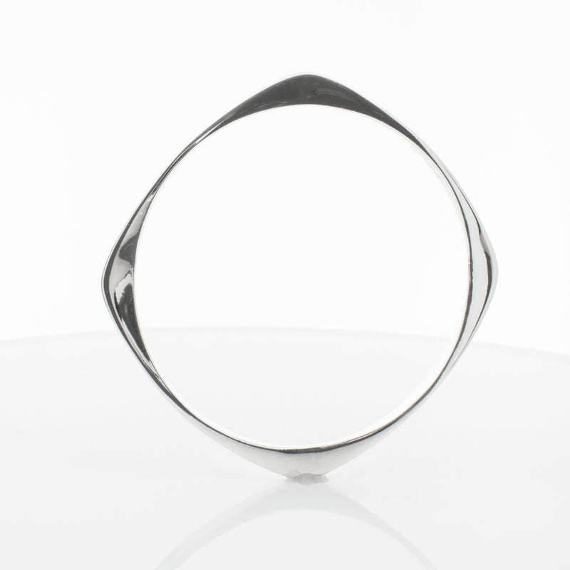 Sterling Silver Eos Bangle-Bracelet-Walker & Hall