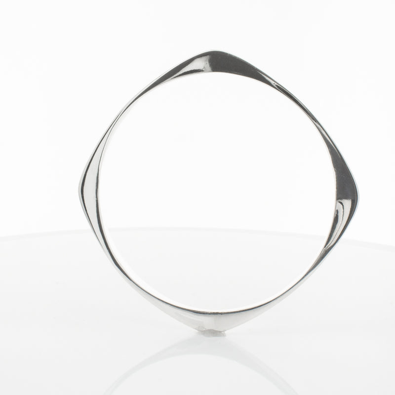 Sterling Silver Eos Bangle-Bracelet-Walker & Hall