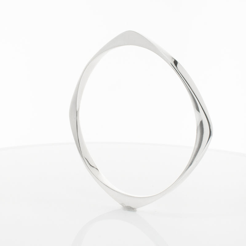 Sterling Silver Eos Bangle-Bracelet-Walker & Hall