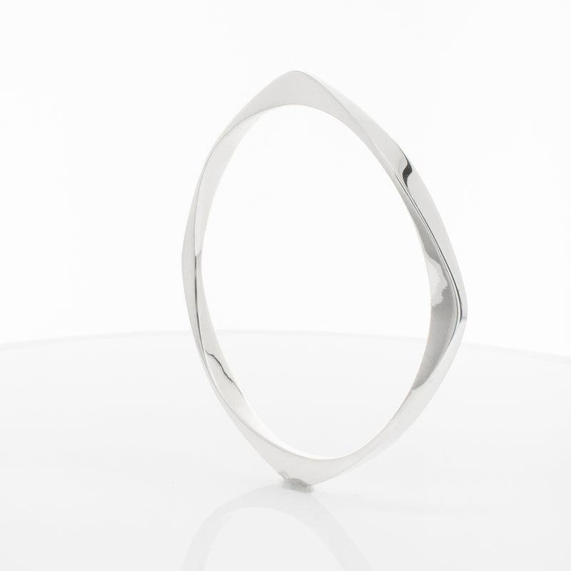 Sterling Silver Eos Bangle-Bracelet-Walker & Hall