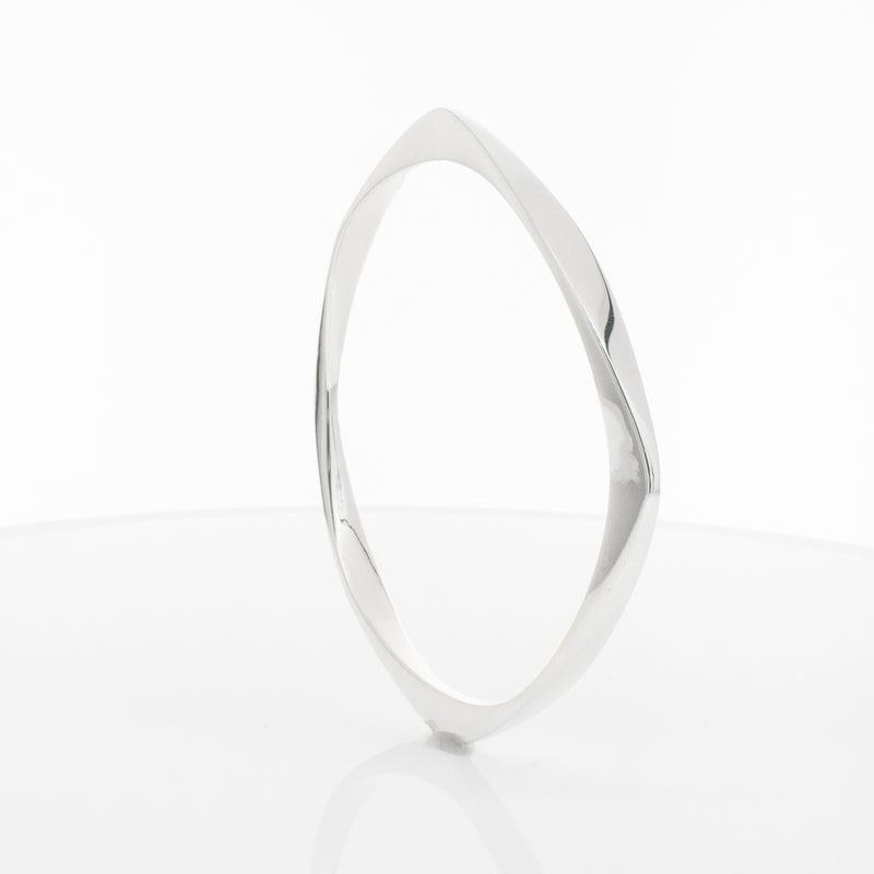 Sterling Silver Eos Bangle-Bracelet-Walker & Hall
