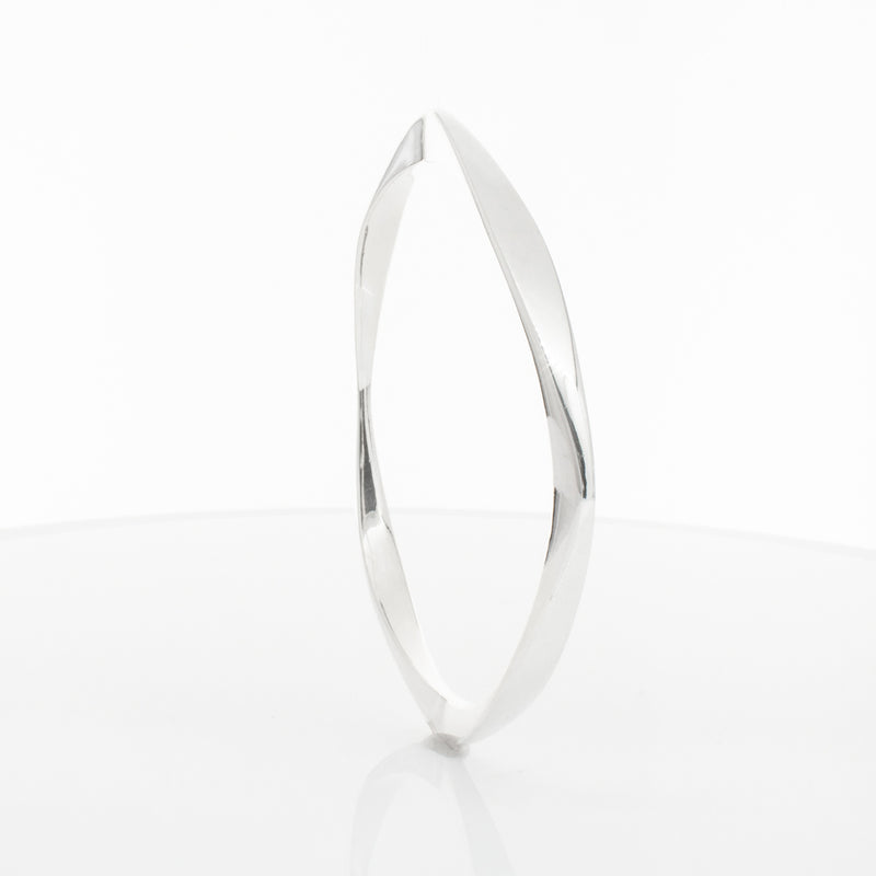 Sterling Silver Eos Bangle-Bracelet-Walker & Hall