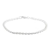 Sterling Silver Curb Bracelet-Bracelet-Walker & Hall