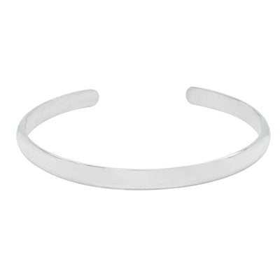 Sterling Silver Cuff Bracelet-Bracelet-Walker & Hall