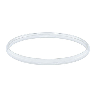 Sterling Silver Child's Bangle - 52mm-Bracelet-Walker & Hall