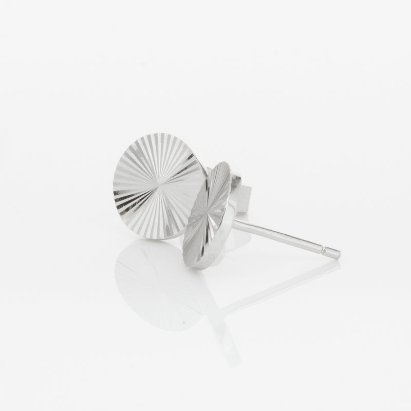 Sterling Silver Reflections Stud Earrings-Earrings-Walker & Hall