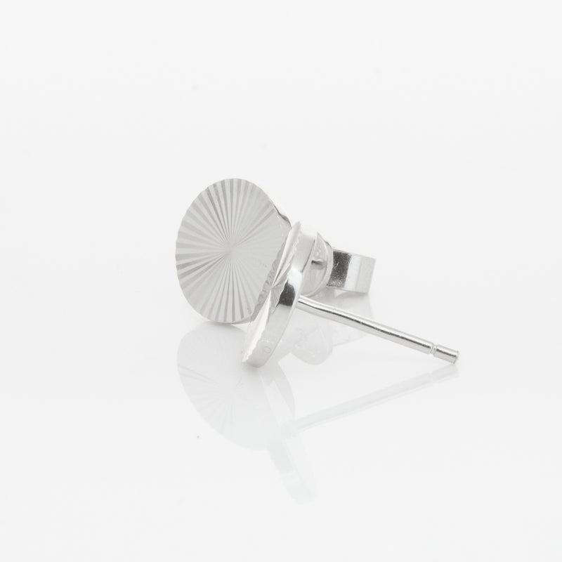 Sterling Silver Reflections Stud Earrings-Earrings-Walker & Hall