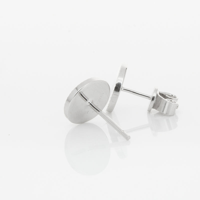 Sterling Silver Reflections Stud Earrings-Earrings-Walker & Hall