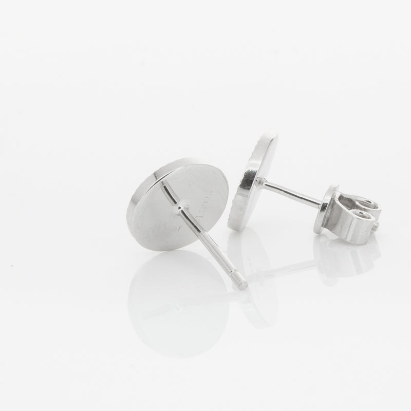 Sterling Silver Reflections Stud Earrings-Earrings-Walker & Hall
