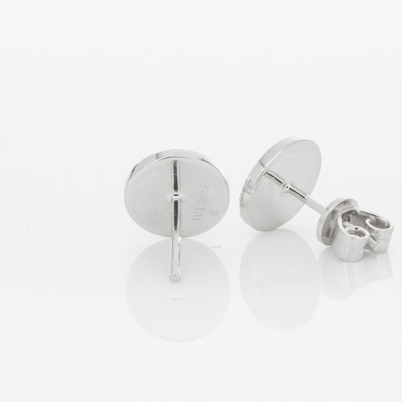 Sterling Silver Reflections Stud Earrings-Earrings-Walker & Hall