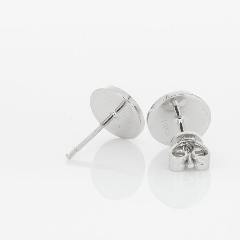Sterling Silver Reflections Stud Earrings-Earrings-Walker & Hall