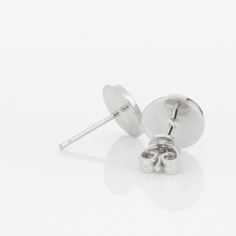 Sterling Silver Reflections Stud Earrings-Earrings-Walker & Hall