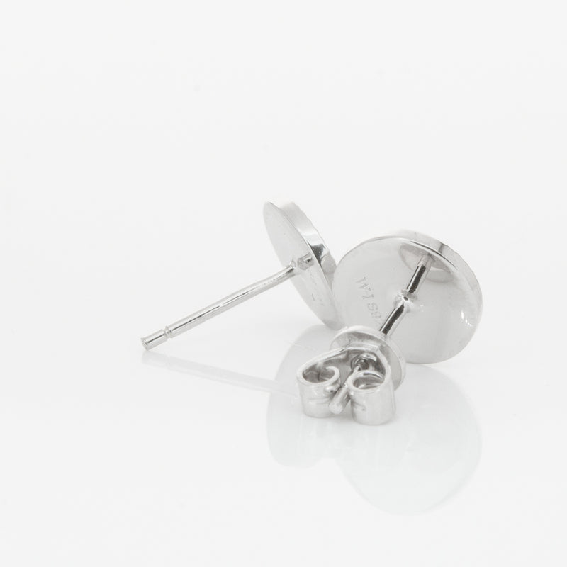 Sterling Silver Reflections Stud Earrings-Earrings-Walker & Hall