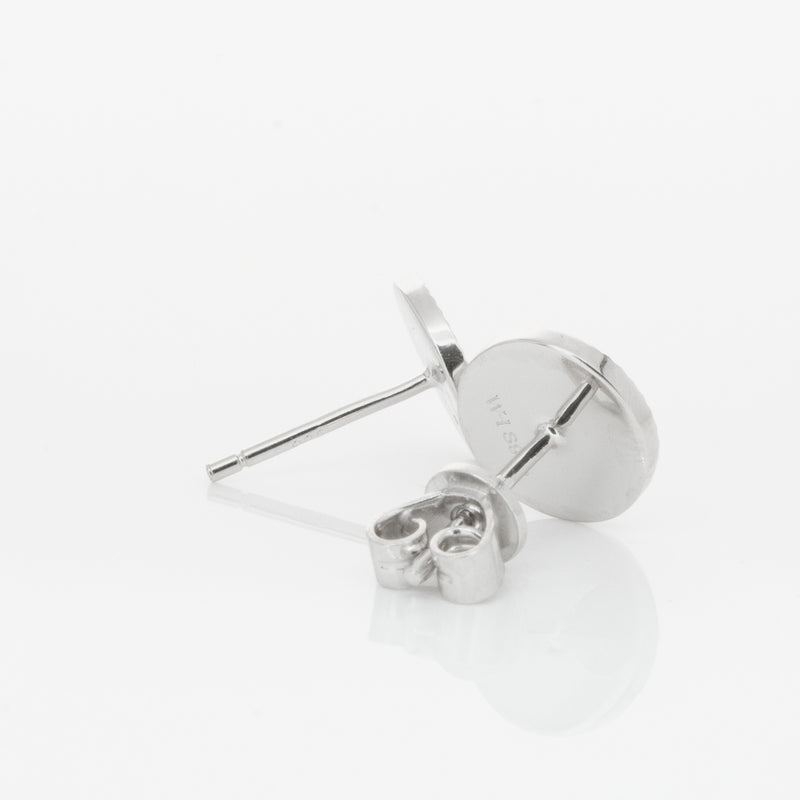 Sterling Silver Reflections Stud Earrings-Earrings-Walker & Hall