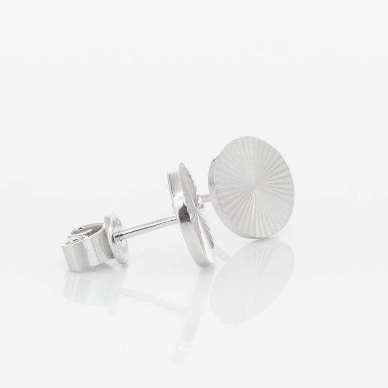 Sterling Silver Reflections Stud Earrings-Earrings-Walker & Hall